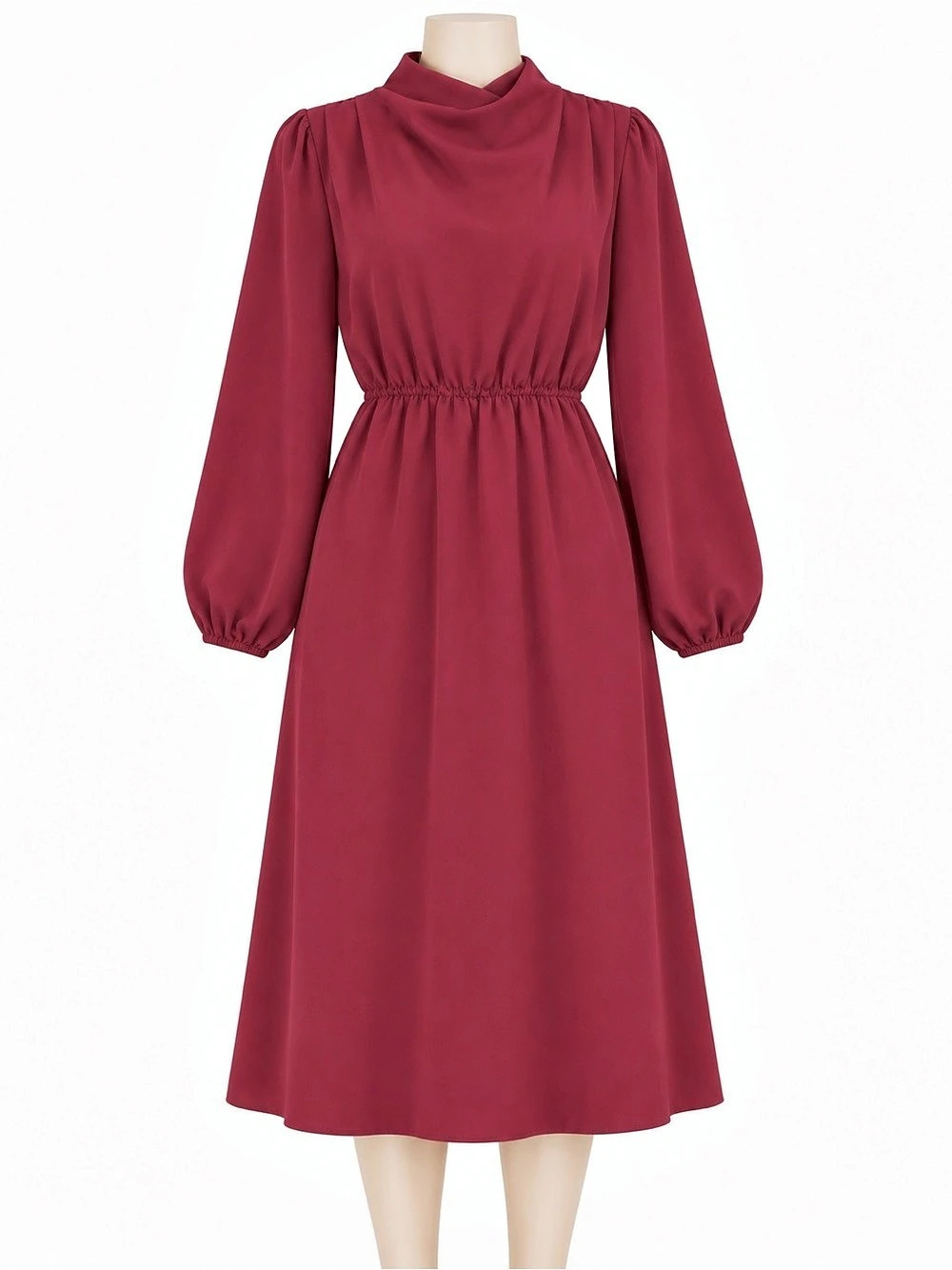 Long Sleeve Dress in Red Like New